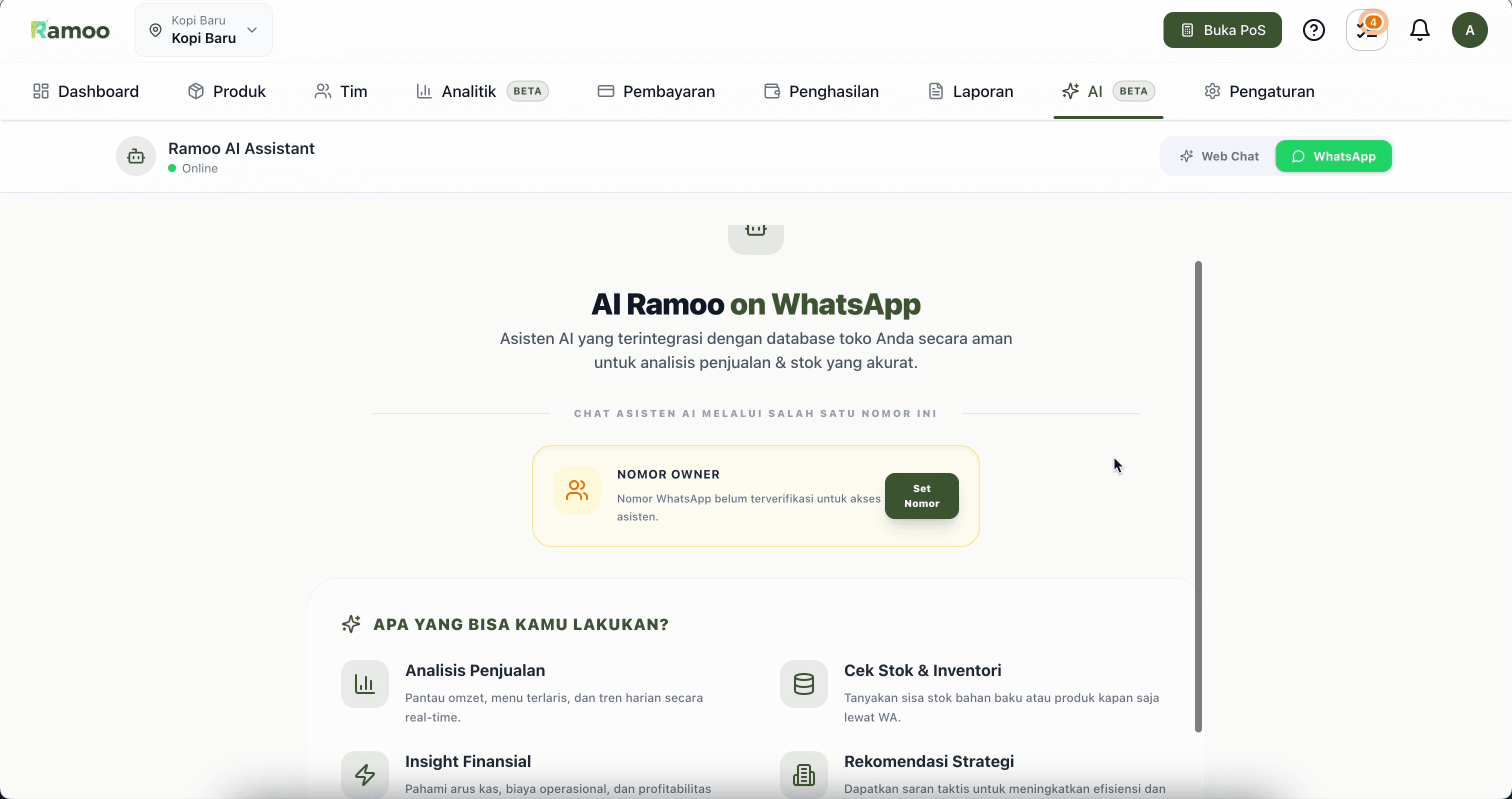 Formulir Registrasi Nomor WhatsApp